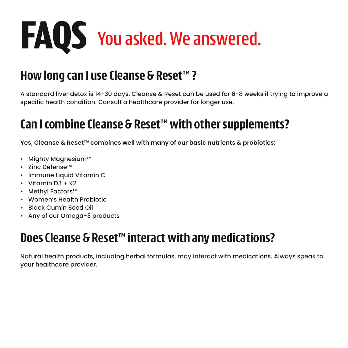 Cleanse & Reset™