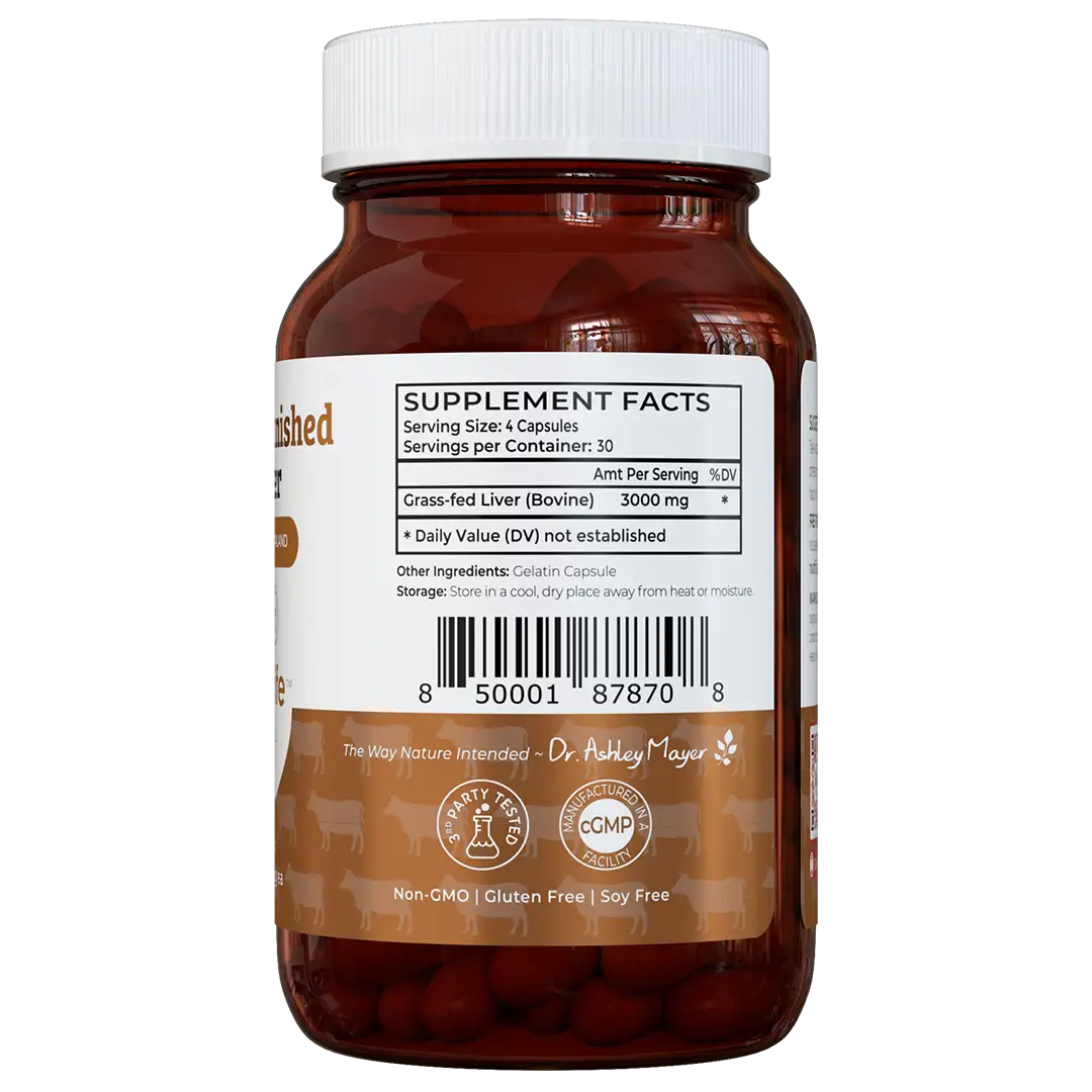 Grass Fed & Finished Beef Liver Capsules