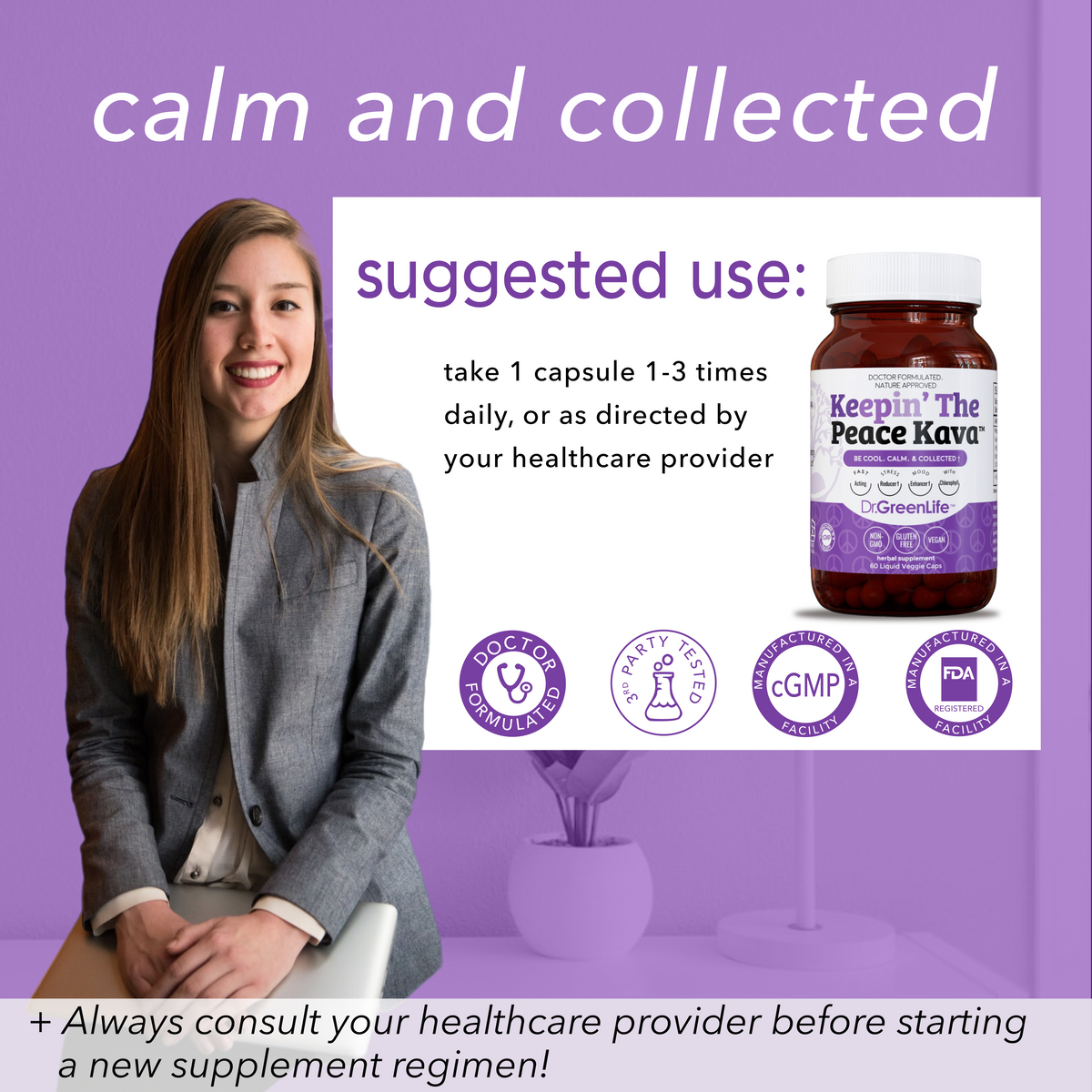 Keepin’ The Peace Kava™ Capsules