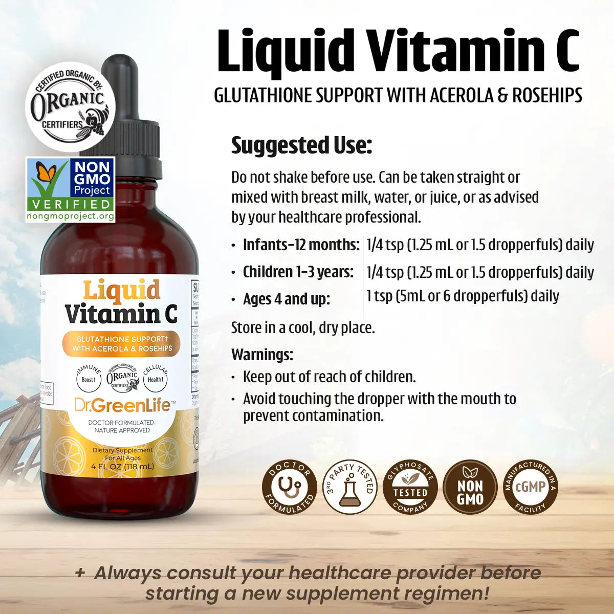 Immune Liquid Vitamin C