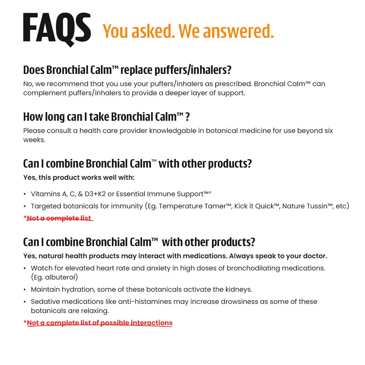 Bronchial Calm™✝︎ Kids