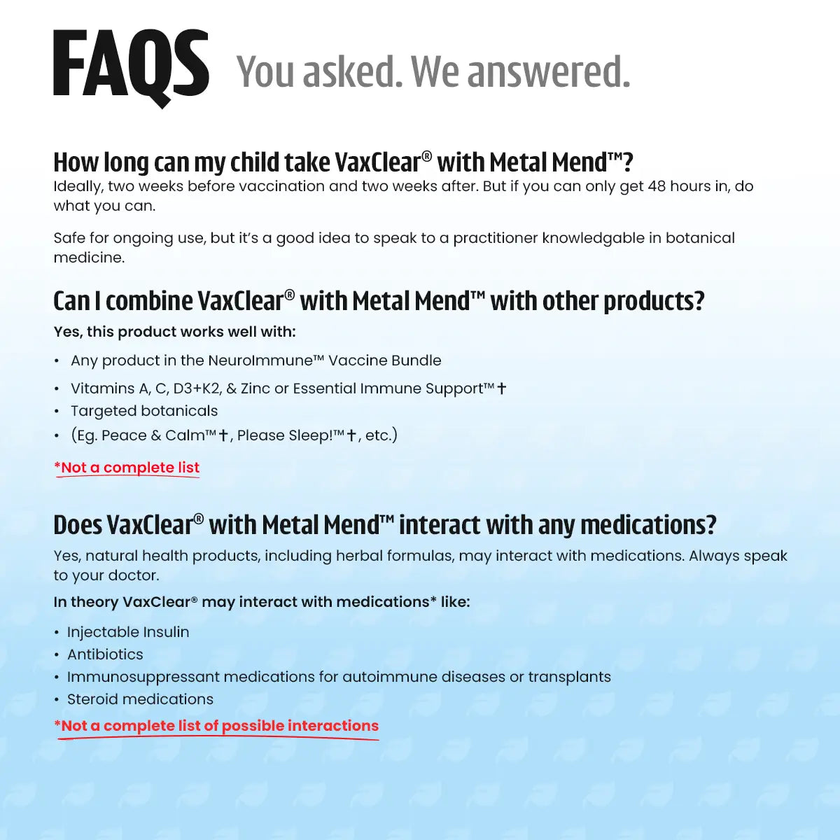 VaxClear® With Aluminum Guard™