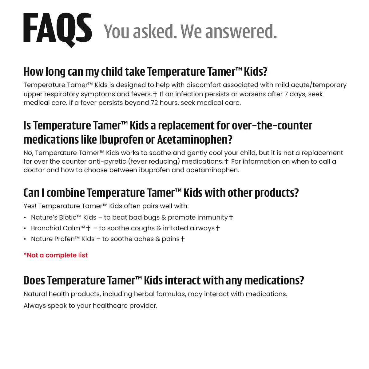 Temperature Tamer™ Kids