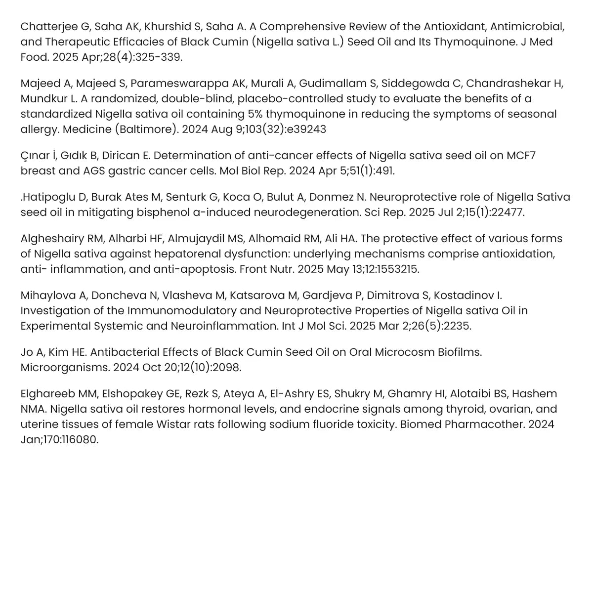 Black Cumin Seed Oil Capsules