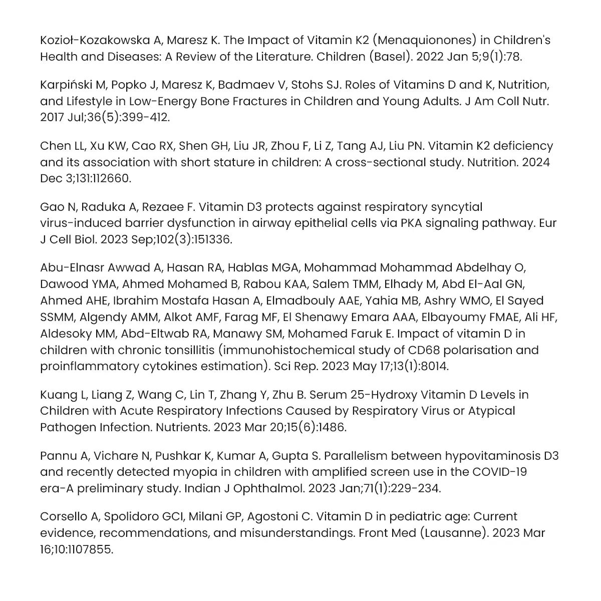 Vitamin D3+K2 (400IU)