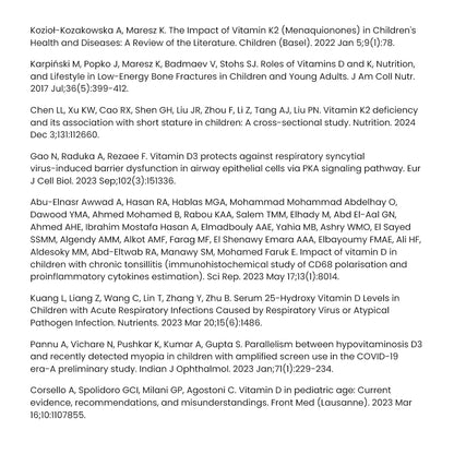 Vitamin D3+K2 (400IU)