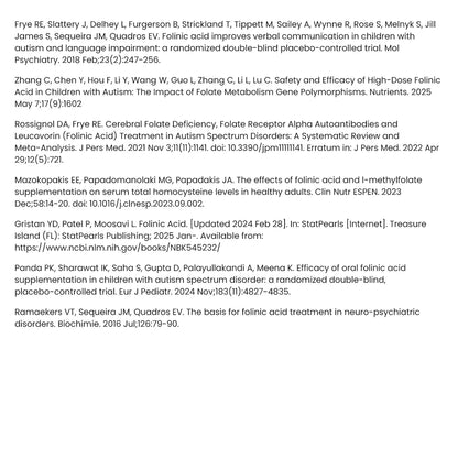 Organic Folinic Acid