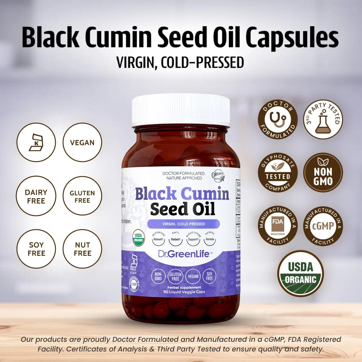 Black Cumin Seed Oil Capsules