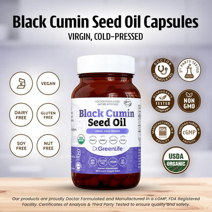 Black Cumin Seed Oil Capsules