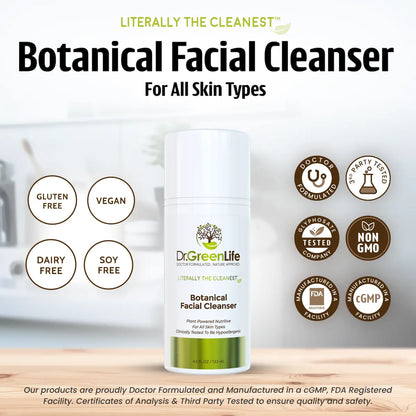 Literally The Cleanest™ Botanical Facial Cleanser (For All Skin Types) - 4.5 oz.