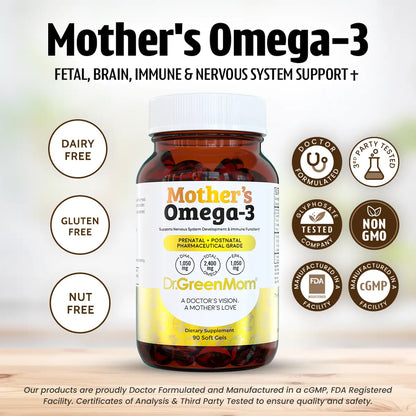 Mother's Omega-3 Pharmaceutical Grade