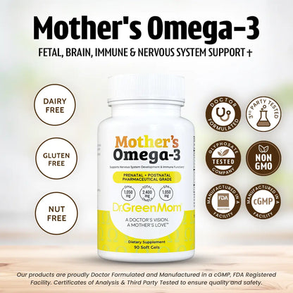 Mother's Omega-3 Pharmaceutical Grade