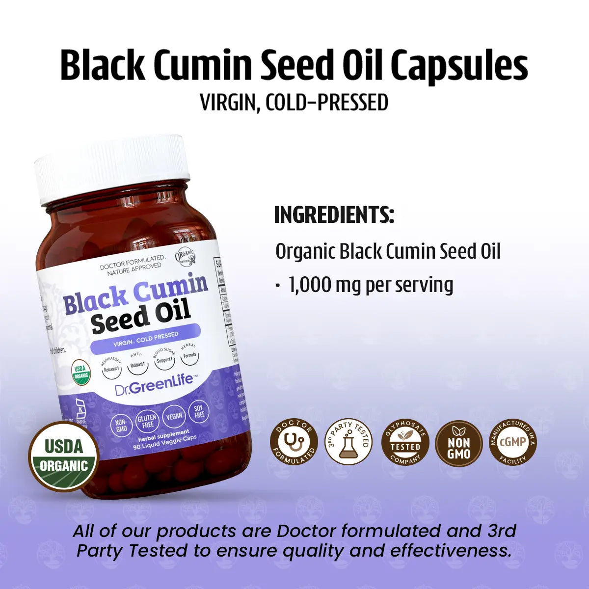 Black Cumin Seed Oil Capsules