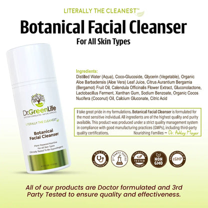 Literally The Cleanest™ Botanical Facial Cleanser (For All Skin Types) - 4.5 oz.