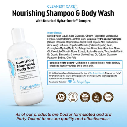 Cleanest Care™ Nourishing Shampoo & Body Wash (With Botanical Hydra-Soothe™ Complex) - 13 oz.