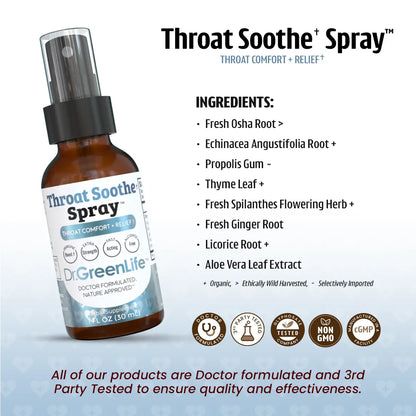 Throat Soothe✝︎ Spray™ (with Propolis)