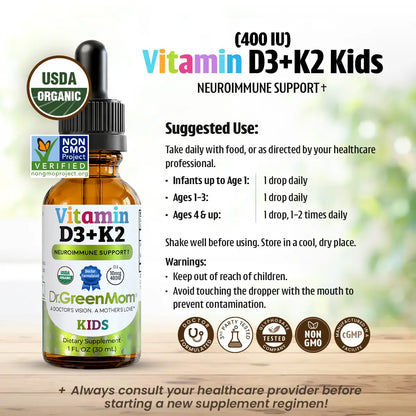 Vitamin D3+K2 (400IU)