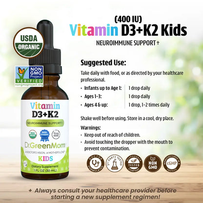 Vitamin D3+K2 (400IU)