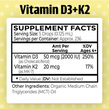 Vitamin D3+K2 (2,000IU)