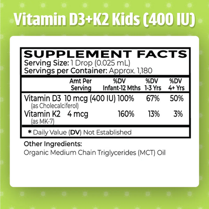 Vitamin D3+K2 (400IU)