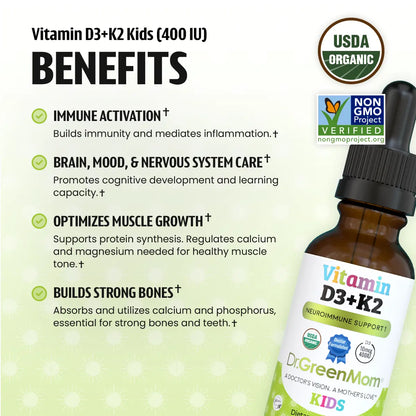 Vitamin D3+K2 (400IU)