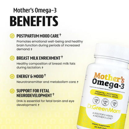 Mother's Omega-3 Pharmaceutical Grade