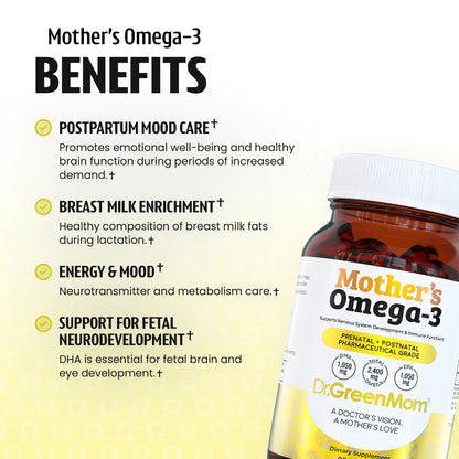 Mother's Omega-3 Pharmaceutical Grade