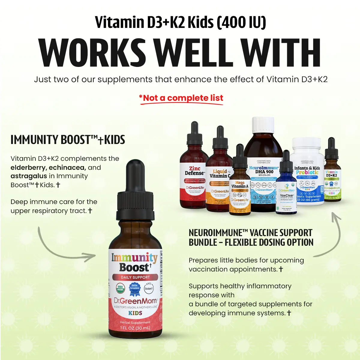 Vitamin D3+K2 (400IU)