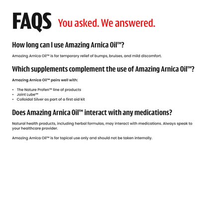 Amazing Arnica Oil™