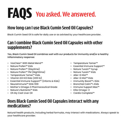 Black Cumin Seed Oil Capsules