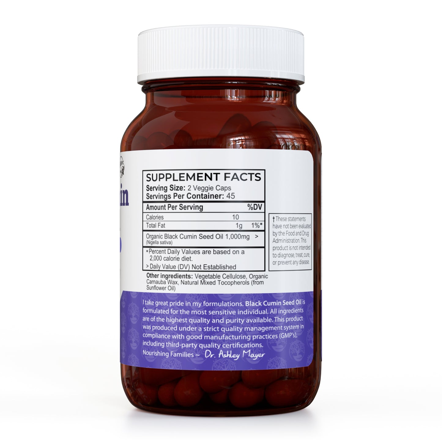 USDA Organic Black Cumin Seed Oil - Dr Green Life™ Ingredients