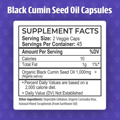 Black Cumin Seed Oil Capsules