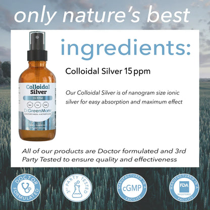 Colloidal Silver 15ppm