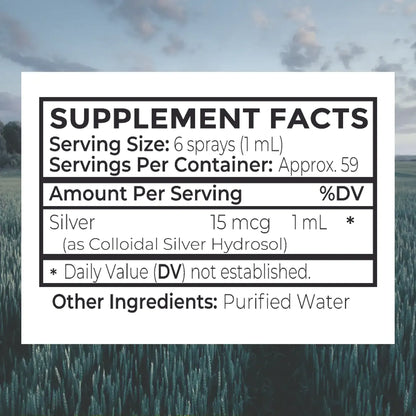 Colloidal Silver 15ppm