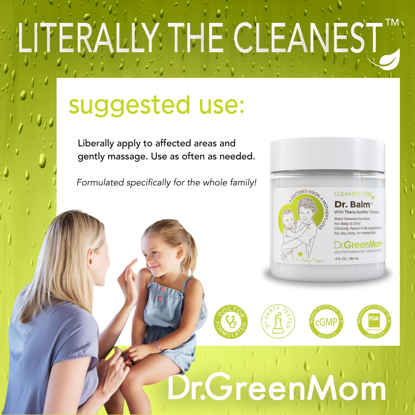 Cleanest Cure™ Dr. Balm™ (With Thera-Soothe™ Complex) - 4 oz.