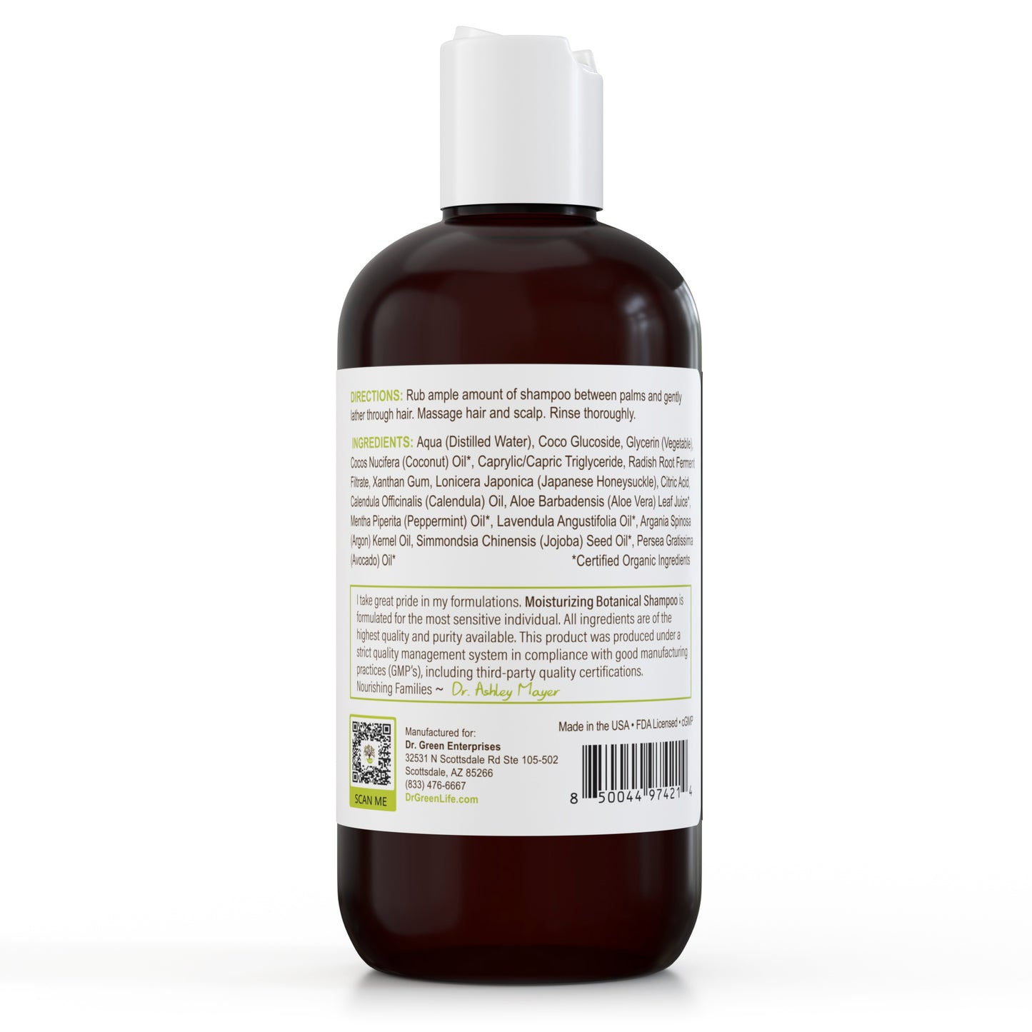 Moisturizing Botanical Shampoo (For All Hair Types) - 8 oz.