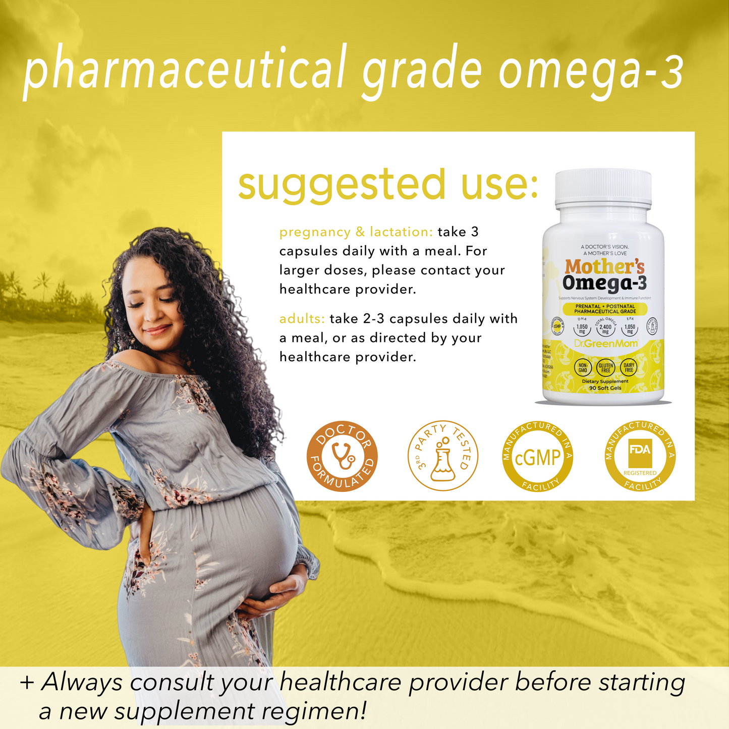 Mother's Omega-3 Pharmaceutical Grade