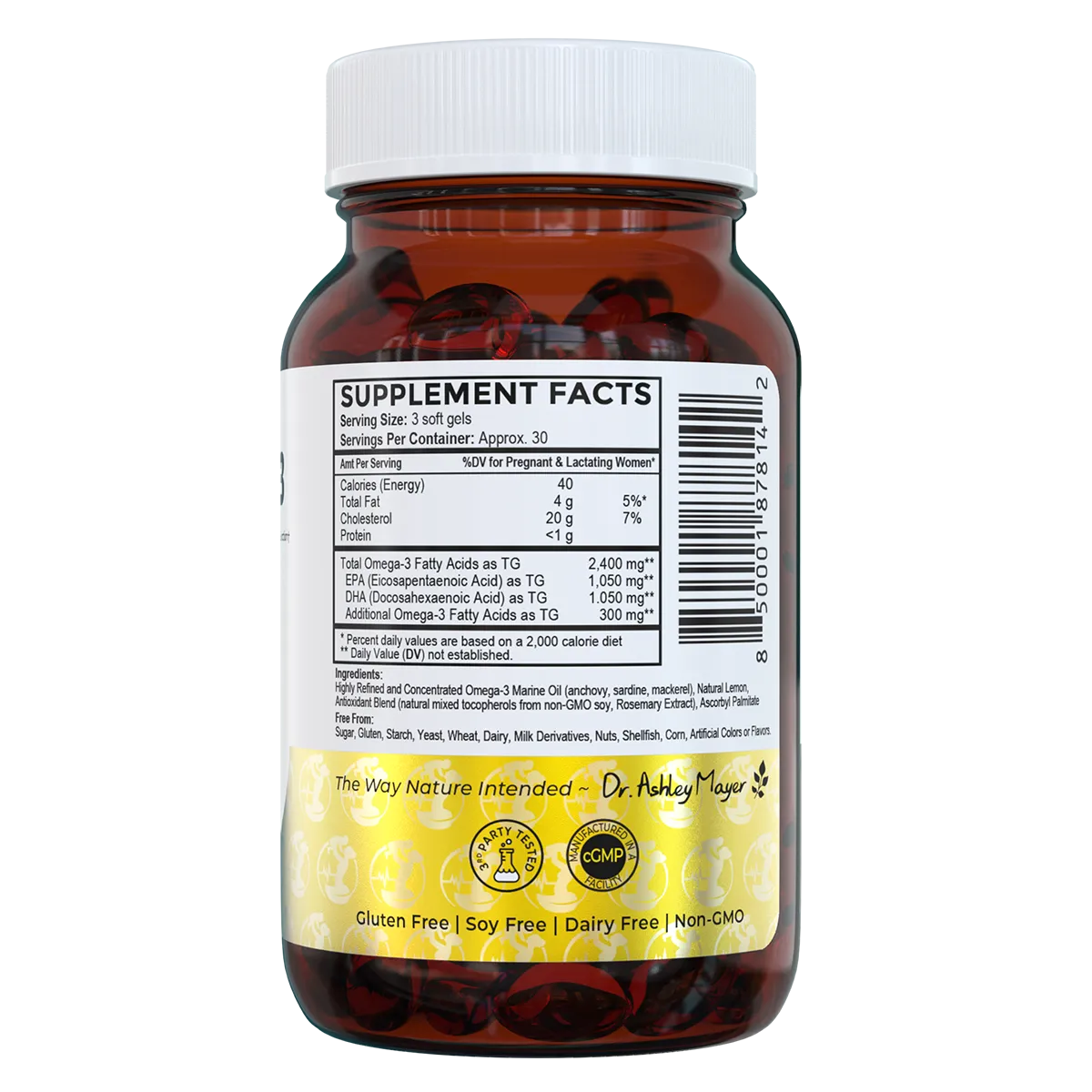 Mother's Omega-3 Pharmaceutical Grade