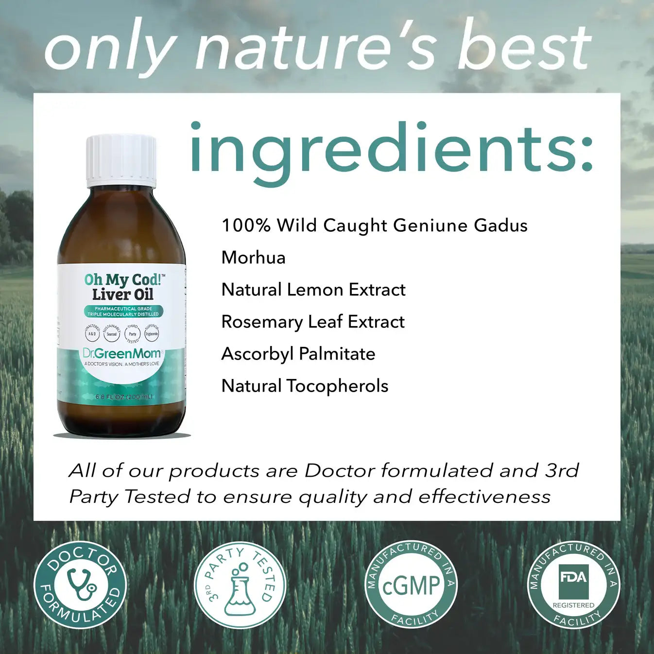 Oh My Cod! Liver Oil