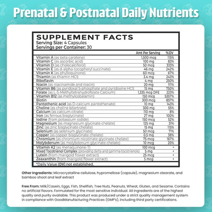 Prenatal & Postnatal Daily Nutrients