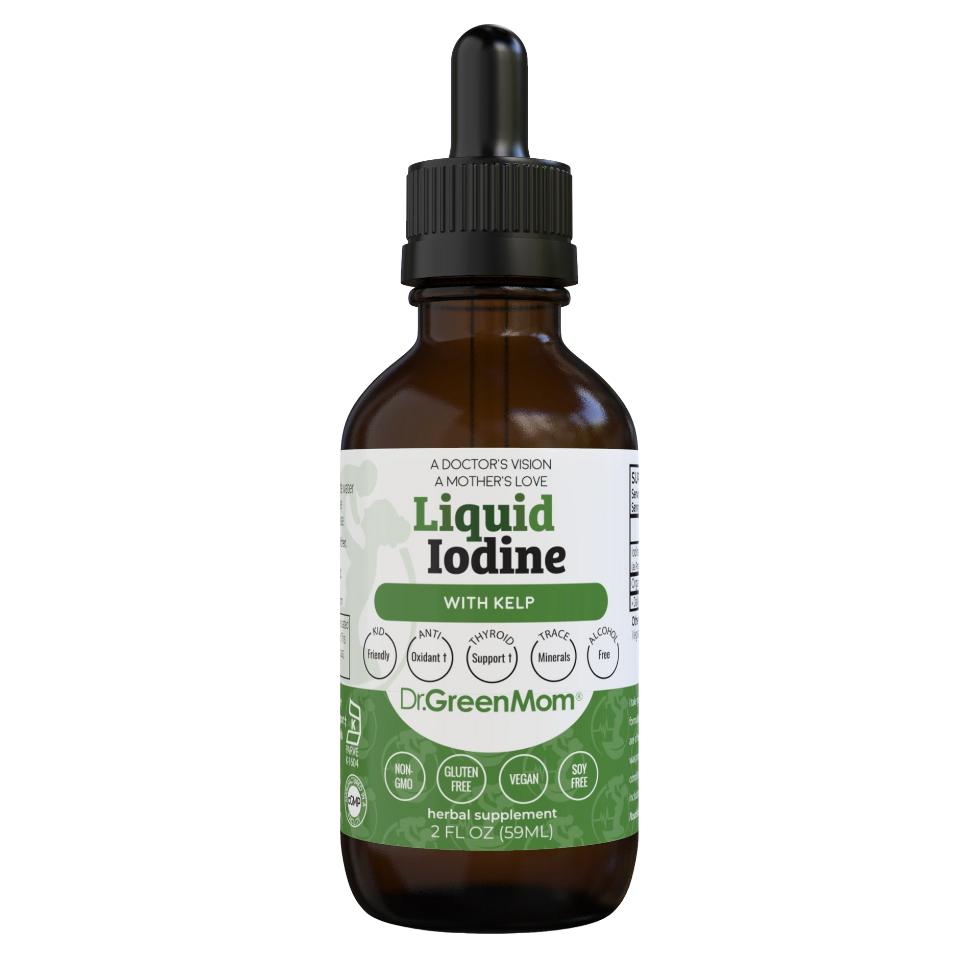 Natural kelp iodine on sale drops