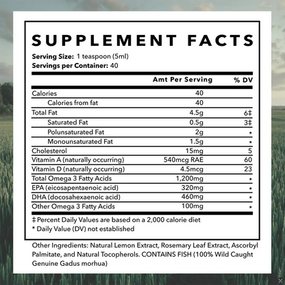 Oh My Cod! Liver Oil