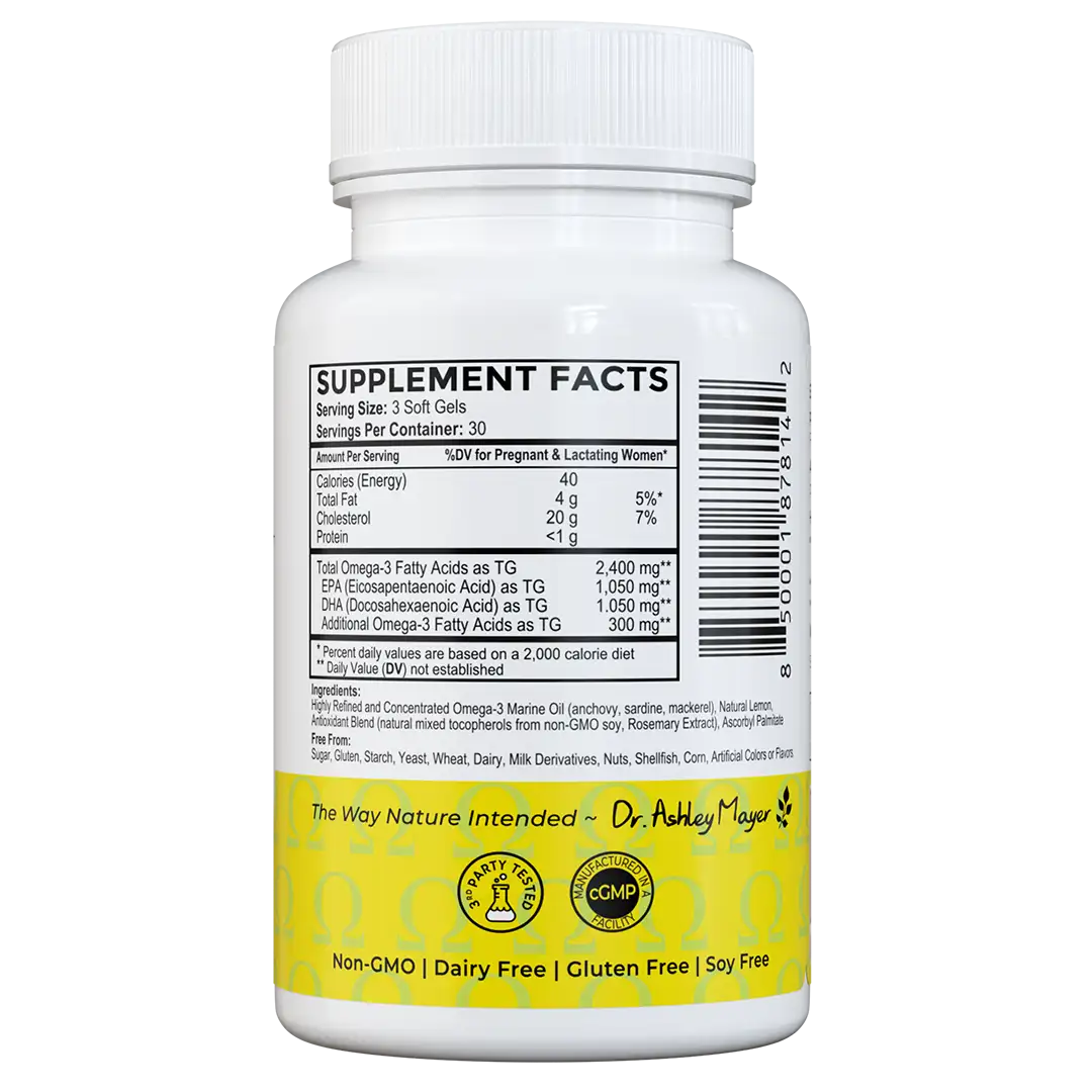 Mother's Omega-3 Pharmaceutical Grade